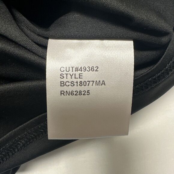 Tadashi Shoji Embroidered Mesh Black Cocktail Dress Blue & Gold Flowers Size 6 - Picture 10 of 13